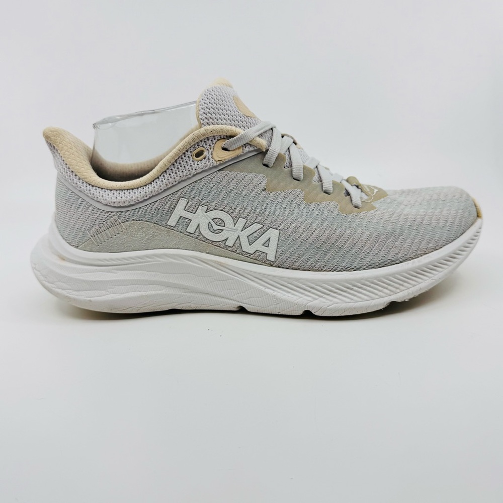 HOKA Women's Solimar sneaker in the Nimbus Cloud/Shortbread colorway. SZ 8 - Picture 5 of 11